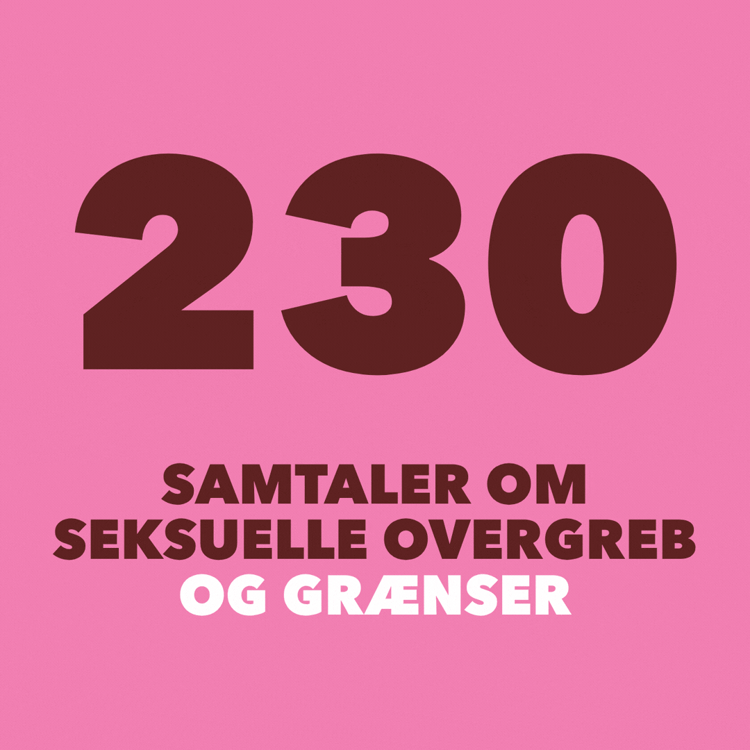 240 samtaler om seksuelle overgreb og grænser